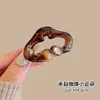Mini Pinza para el Cabello con Forma de Corazón, Elegante Pasador de Princesa, Pinza de Media Presión Exquisita de Gama Alta, Pinza para Flequillo, Accesorio para el Cabello para Mujer