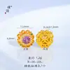 Acessórios Dourado Areia de Conservação Forte da Cor Joias DIY Ouro Antigo Rosa Contas Espaçadoras Pequenas Pulseira de Contas Soltas Corda de Mão Trançada com Contas