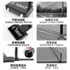 Soporte de Red para Pickleball para Competición, Soporte Profesional de Tenis, Poste Portátil y Móvil para Red de Pickleball, Soporte de Doble Uso para Bádminton