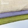 Tela arrugada Tencel de aire fresco Xiaoqing HL025, tela de rayas huecas de verano mezcladas, tela para vestidos de moda