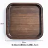 Bandeja para uso doméstico, adequada para apoiar xícaras de chá, copos de água e outros copos; uma bandeja retangular, minimalista, estilo japonês para frutas e servir para a sala de estar; uma bandeja redonda criativa
