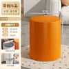 Cubo de basura para el hogar 2024 nuevo estilo sala de estar baño inodoro cocina de empuje con tapa grande gran capacidad cubo de basura cubo