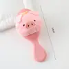 Cerdo Estrella Lindo Peluche Cojín de Aire Dibujos Animados Portátil Peine con Airbag para Estudiantes para Alisar el Cabello Sin Enredar Peine Masajeador