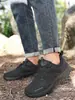 Sapatos masculinos para trilha ao ar livre para comércio exterior, antiderrapantes e resistentes ao desgaste, sapatos leves para esportes cross-country, modelo outono 2026, superfície de couro, impermeáveis