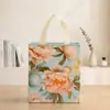 Serie de Pinturas de Peonías Transfronterizas Bolsas de Tote Exquisitas para Vacaciones Bolsas de Regalo Bolsas de Regalo de Recuerdo Bolsas para Dulces de Halloween