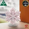 Impresión Plana Transfronteriza 2D Plano Rotación de 360 Grados Escena de Nieve Casa de Pingüinos Decoración de Escritorio Interior y Exterior Festival