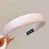 Estilo Coreano Verão Faixa de Cabeça Alta Caveira para Lavar o Rosto Feminina Estilo Luxo Leve de Alta Qualidade com Dentes Faixa de Cabelo Prendedor de Cabelo Fofo de Esponja