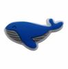 Charms de Sapato Clog de Baleia Fofa Acessórios DIY Decorações de Sapato de Borracha Macia Pvc Fivelas Decorativas Removíveis Atacado