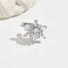 Presilhas de Orelha de Floco de Neve de Zircônia para Mulheres Sem Furos, Presilhas de Osso de Orelha de Luxo Leve, Brincos de Moda Estilo Coreano de Alta Qualidade, Novos Acessórios da Moda