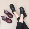 Zapatos Casuales de Tela Versátiles para Otoño e Invierno Nuevos, Zapatos para Personas Mayores, Suela Suave Antideslizante, Zapatos de Algodón Cálidos para Mujer, Sin Cordones