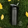 Copo Shaker Esportivo 600ml Copo para Milkshake Fitness Copo Shaker para Proteína em Pó Copo Misturador pode ser impresso com logotipo publicidade copo de plástico