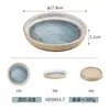 Série Mar Estelar Louça de Melamina Panela Quente Churrasco Restaurante Buffet Tigelas e Pratos Criativos de Imitação de Porcelana Prato para Molho Conjunto de Louças
