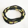 Suministro Transfronterizo Cadenas para la Cintura Europeas y Americanas Cadena Corporal Africana Cadena para el Vientre de Cuentas de Vidrio Joyería para Bikini Cadena para la Cintura