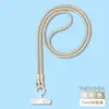 Cordón para teléfono móvil, correa para la muñeca, bandolera corta, para colgar en la espalda, con doble hebilla y anilla, resistente a caídas.