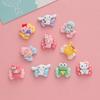 Lazo Xiaomei de dibujos animados infantiles, crema de pegamento, bricolaje, funda de teléfono móvil casera, horquilla, titular, joyería, accesorios de resina