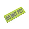 Coleira para Pet com Velcro Refletivo Patches de Cão de Serviço em Treinamento Patches de Cão de Serviço