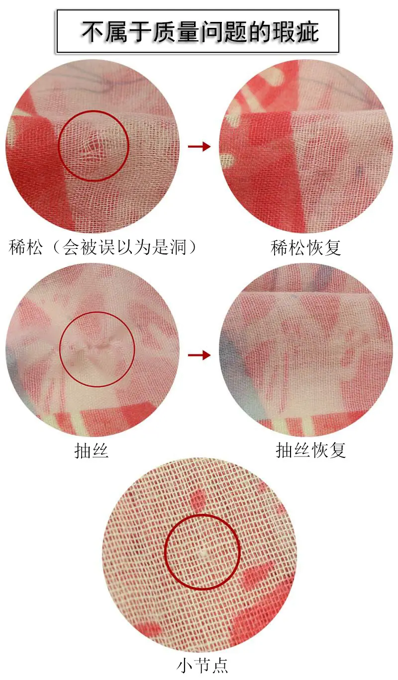 闻香巴厘纱瑕疵说明黑体