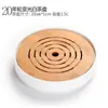 Bandeja de Té Pequeña de Cerámica de Bambú Ceremonia del Té Estilo Japonés Juego de Té Kung Fu Bandeja Redonda Pesada de Bambú Mar de Té Almacenamiento de Agua Mesa de Secado y Remojo