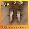 Zapatos Mary Jane Versátiles con Lazo Brisa de Verano para Mujer 2026 Nuevos de Verano Retro Francés de Punta Cuadrada Planos Bajos