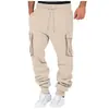 Comercio Exterior Transfronterizo Pantalones Casuales de Trabajo con Múltiples Bolsillos para Hombre Amazon Aliexpress Cordón Pantalones Largos Deportivos Venta al por Mayor en Stock