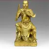 Ornamentação de Latão do Patriarca Xuanwu Latão Imperador Marcial Verdadeiro Patriarca Imperador Neutro Estátua de Latão