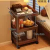 Mesa de Cabeceira para Quarto de Casa, Alternativa Móvel para Pequeno Rack de Armazenamento de Cabeceira, Luxo Leve, Mesa Lateral Criativa de Alta Qualidade, Mesinha de Centro