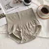 Ropa interior de mujer, cintura alta, contracción abdominal, entrepierna de algodón puro, súper elástica, talla grande, bragas tridimensionales de levantamiento de cadera 3D, venta al por mayor, TikTok caliente