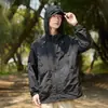 Ropa de Protección Solar Nueva de Verano 2025 Estilo Pareja Ropa para la Piel Chaqueta Deportiva Transpirable con Capucha Chaqueta de Montañismo para Exteriores para Hombre
