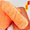 Bola de lana de terciopelo dorado de chenilla hecha a mano, bufanda tejida a mano, hilo grueso, material de oso violento, bolsa, gancho de crochet, cálido yue