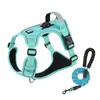 Arnés para perros superventas transfronterizo, compatible con rastreadores AirTag, diseñado para uso en exteriores y personalizable para evitar que las mascotas se pierdan
