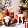 Suministros transfronterizos para decoración navideña nuevos sombrero de lentejuelas muñeco sin rostro muñeco de Rudolf enano navideño adornos