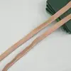 Acabamento Colorido em Couro PU com Inlay Central para Roupas, Têxteis Domésticos, Almofadas de Sofá, Malas, Bordas Decorativas e Tiras de Couro