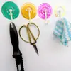 Gancho Adhesivo Sin Rastro con Estampado Dorado Colorido, Gancho Adhesivo Fuerte, Gancho Curvo Grande Giratorio de PC, Gancho Curvo Grande de Plástico Creativo Multiusos Sin Taladro