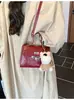 Bolsas de Alta Qualidade Transfronteiriças para Mulheres Outono e Inverno 2025 Nova Moda Retro Bolsa Transversal Versão Coreana Popular Bolsa de Mão Kelly