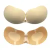 Almofadas de mama adesivas duplas transfronteiriças para mulheres, projetadas para levantar e realçar seios pequenos, fazendo-os parecer maiores, com um design de malha invisível e respirável, eliminando a necessidade de um sutiã