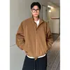 Chaqueta de aviador para hombre estilo americano 2026, estilo corto a prueba de tres, elegante y de alta gama, chaqueta tipo béisbol con cuello alto