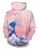 Primavera y Otoño AliExpress Más Vendido Sudadera con Capucha para Hombre Impresión Digital 3D Moda Holgada Manga Larga para Hombre Protector