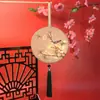 Nova Lanterna Impressa Frente e Verso Lanterna Portátil Antiga Luminosa Estilo Chinês Retrô Ano Novo Alta Transparência Redonda Lanterna de Palácio