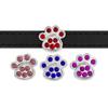 Accesorios de Garra de Gato Hueso de Perro Coloridos de 8 mm Pulsera Personalizada DIY Accesorios para Collar de Mascota Joyería de Aleación con Pedrería