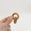 Anillo Universo de Madera de Melocotón Anillo Yin y Yang Anillo de Diamantes Pulsera para Hombres y Mujeres Tallado en Madera de Una Pieza Anillo Universo de Siete Estrellas de la Osa Mayor