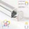 Carcasa de tira de luz LED kit de perfil de aluminio LED kit de carcasa de luz para gabinete carcasa de ranura de aluminio carcasa accesorios de luz carcasa