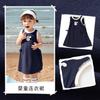 Atacado Roupas Infantis 2026 Vestidos para Meninas Verão Novo Estilo Colete Sem Manga para Bebê Vestido de Princesa Vestido Polo