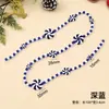 Decoraciones navideñas transfronterizas, adornos de cuentas de caramelo, colgantes para árbol de Navidad, adornos de caramelo acrílicos de molino de viento bicolor