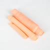 Tubo Plástico Colorido Elástico Transfronteiriço Tubo Pop Tubo Dobrável Corrugado Colorido Macaron Elástico Atacado