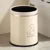 Lixeira Doméstica com Adsorção por Pressão de Ar, à Prova de Vazamentos, Adequada para Dormitório de Luxo, Banheiro, Cozinha, Quarto, Lixeira de Grande Capacidade