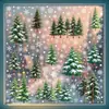 Decorações de Natal floco de neve adesivos de vidro transfronteiriços Amazon mais vendidos cedro verde adesivos eletrostáticos atacado