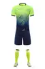 Conjunto de jersey de fútbol digital personalizado de cuerpo completo, secado rápido, absorbe el sudor, manga corta, para competición y entrenamiento, con logotipo personalizado