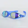 Gafas de natación para adultos al aire libre personalizadas, silicona integrada, hebilla de ajuste conveniente, gafas de natación electrochapadas, fábrica de origen