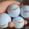 Bola de Competição de Golfe de Duas Camadas Sarin Longa Distância Alta Elasticidade Bola de Competição de Duas Camadas Pode Ser Impressa com Logotipo em Uma Peça