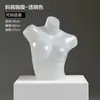 Soporte de Exhibición para Maniquí de Ropa Interior Maniquí de Medio Cuerpo Masculino Femenino Soporte para Maniquí de Sujetador Push Up Calzones Maniquí Accesorios para Fotografía Modelo de Pecho